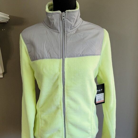 NEW w/ Tags Zippered Fleece Jacket - Picture 2 of 5